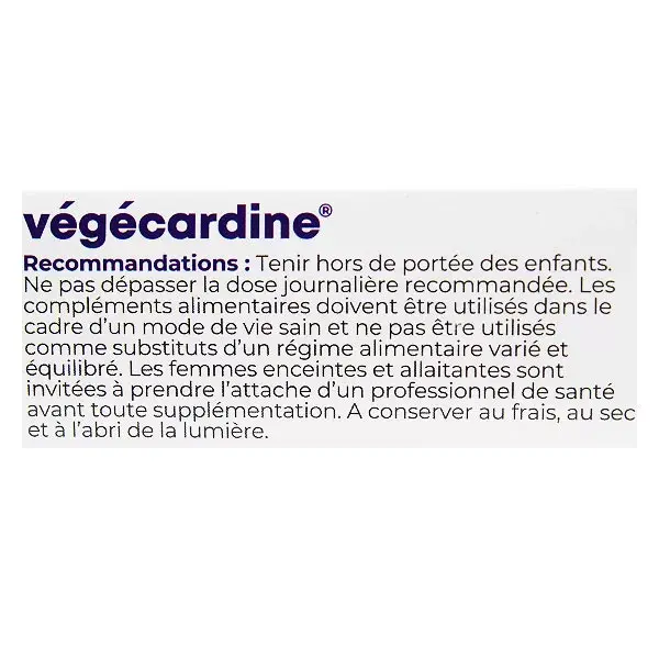 Vegecardine 60 capsule
