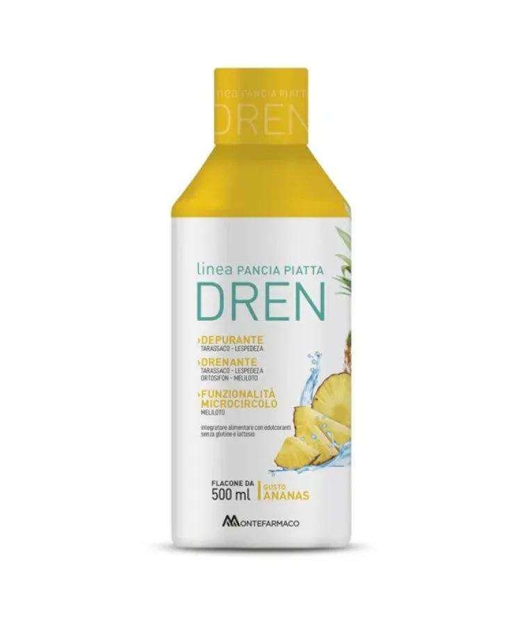 Pancia Piatta Dren Integratore Drenante Gusto Ananas 500 ml