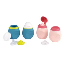 Béaba Portion Set BabySqueez' 2 en 1 et Squeez'Portion Rose 180ml