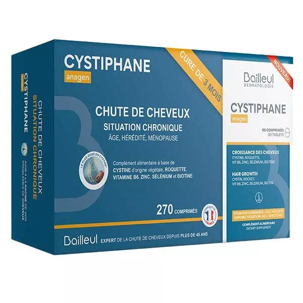 CYSTIPHANE anagen 90 cps Crecimiento del cabello* 3 meses de tratamiento