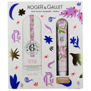 Roger&amp;Gallet Feuille de Thé Água Perfumada 30 ml + Creme para as Mãos 30 ml