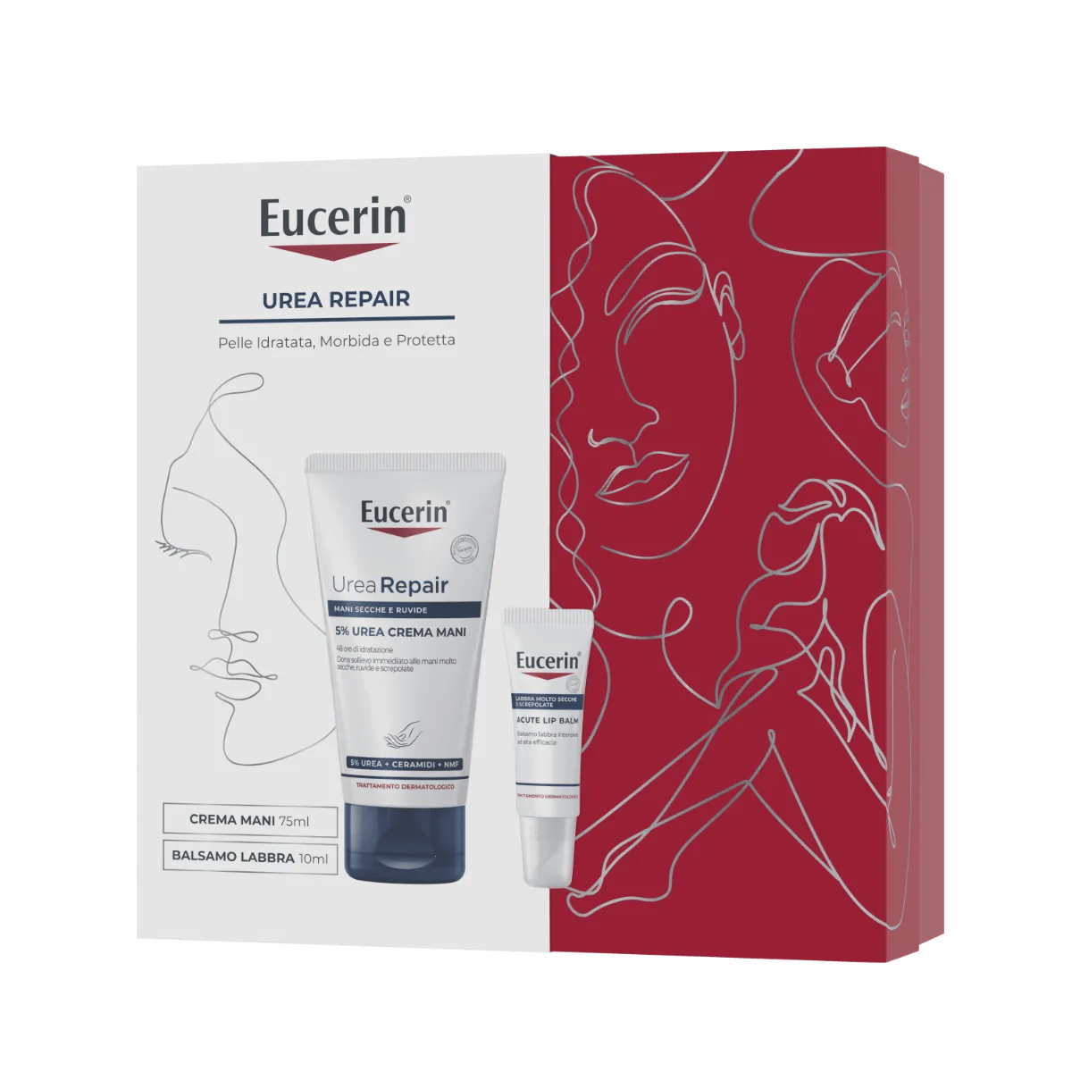 Eucerin Cofanetto Urea Repair Plus Crema Mani + Balsamo Labbra