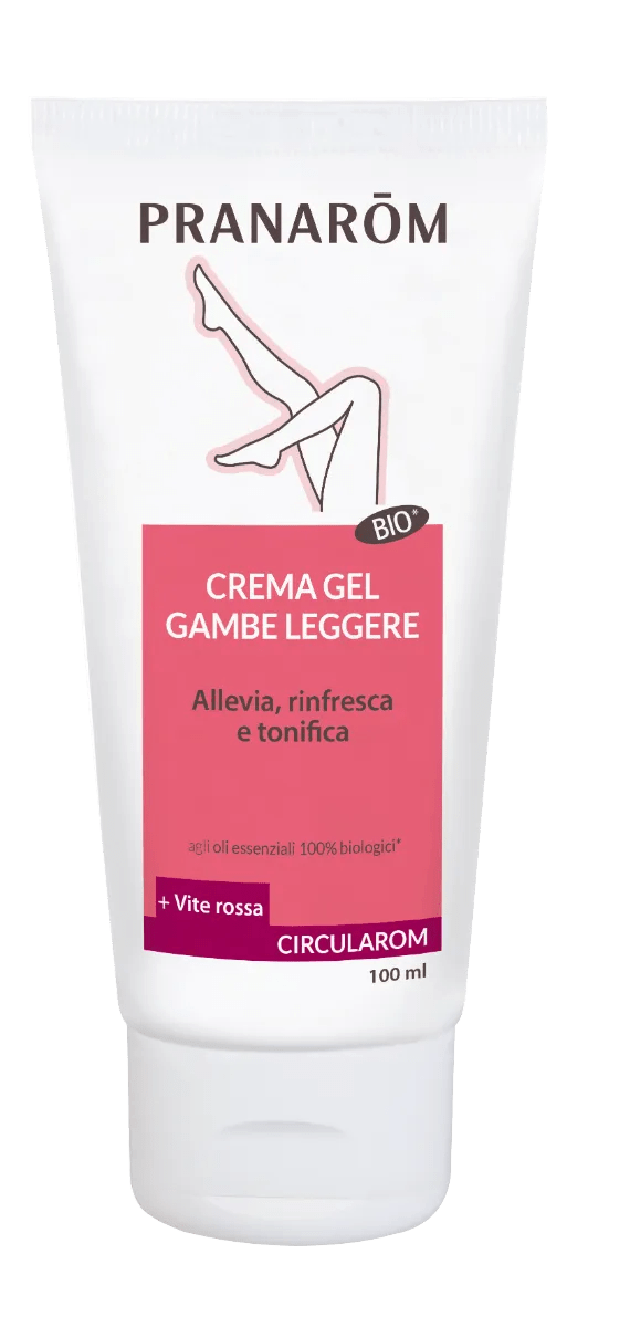 Pranarom Circularom Gel Crema BIO Comfort Circolatorio Gambe Leggere Gel Ultra-Fresco Con Oli Essenziali Naturali 100 ml