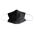 Masque en Tissu Réutilisable 1 Couche Couleur Noir 1Ud