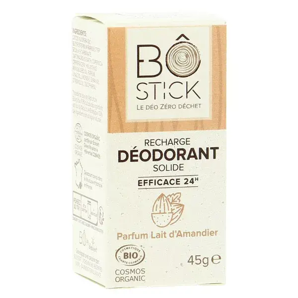Bô Stick Lait d'Amandier Déodorant Solide Recharge 45g