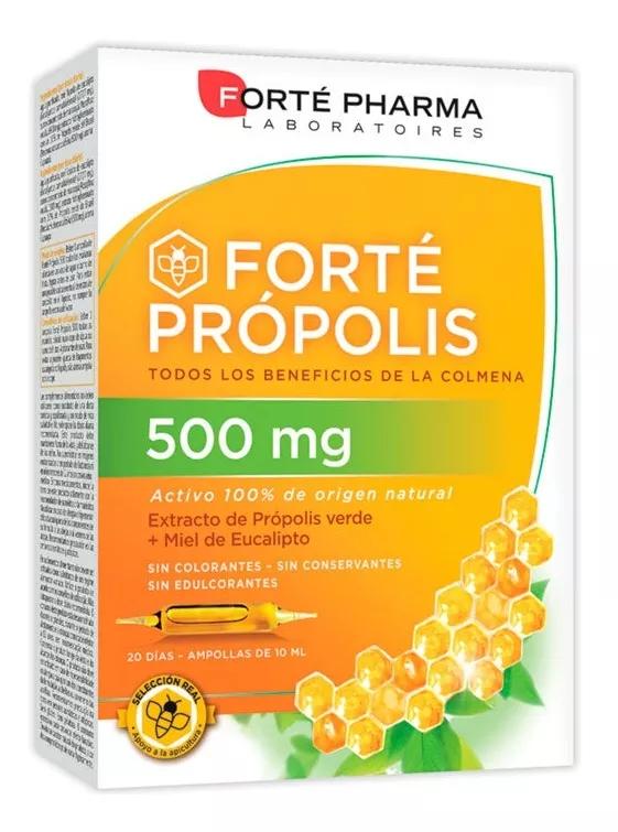 Forté Pharma Própolis 500 Forte Miel 20 Ampollas