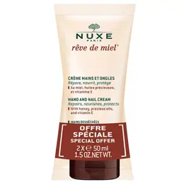 Nuxe Rêve de Miel Crème Mains et Ongles Lot de 2 x 50ml