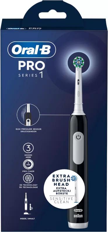 Oral-B Escova de Dentes Elétrica Pro 1 Preto