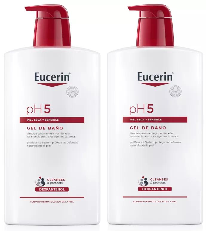 Eucerin pH5 Body Wash Gel 2x1 Liter