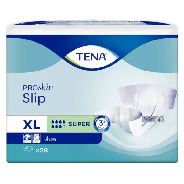 TENA Proskin Slip Change Complet Super Taille XL 28 unités