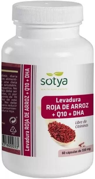 Sotya Levadura Roja de Arroz + Q10 + DHA 60 Cápsulas