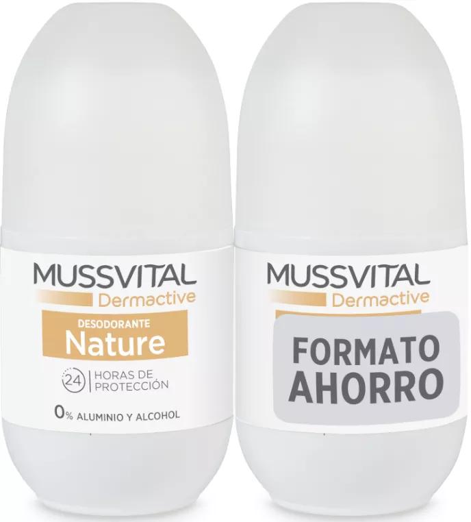 Mussvital Dermactive Nature Deodorante senza alluminio 2x75 ml