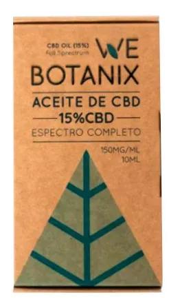 WeBotanix Óleo de CBD 15% 1500 mg 10 ml