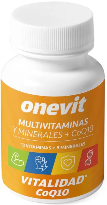 Onevit Vitality Multivitamines et minéraux + CoQ10 45 gélules