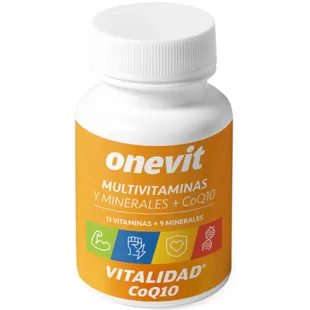 Onevit Vitality Multivitamine und Mineralien + CoQ10 45 Kapseln
