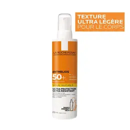 La Roche Posay Anthelios Crème Solaire Spray Invisible Corps SPF50+ 200ml