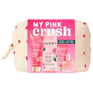 Nuxe Very Rose Micellar Water 100 ml + Mask 75 ml + Gel-cream 15 ml + Huile Prodigieuse Floral Gold 10 ml