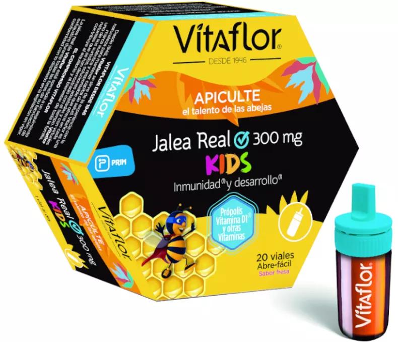 Vitaflor Kids Royal Jelly contains 20 ampoules