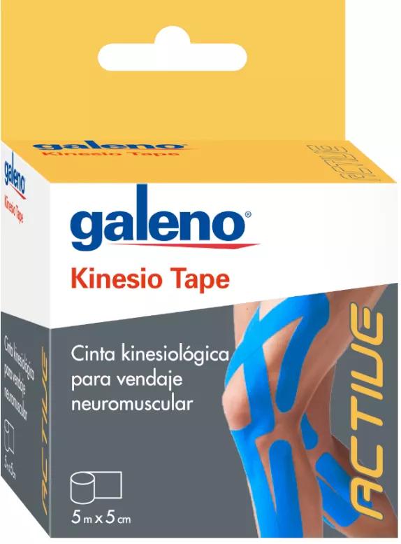 Galeno Actieve Kinesiotape Blauw 5m x 5cm