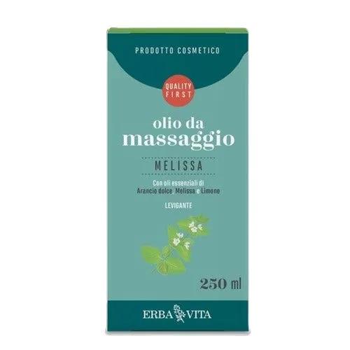 Erba Vita Melissa Olio Da Massaggio Idratante e Drenante 250 ml