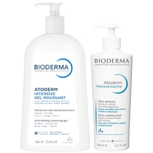 Bioderma Atoderm Intensive Baume 500 ml + Bioderma Atoderm Intensive Gel Moussant 1 L