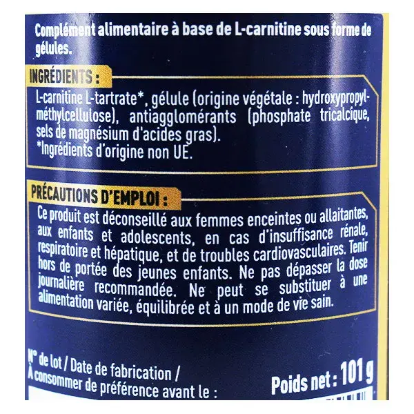Apurna L-Carnitine 120 capsules