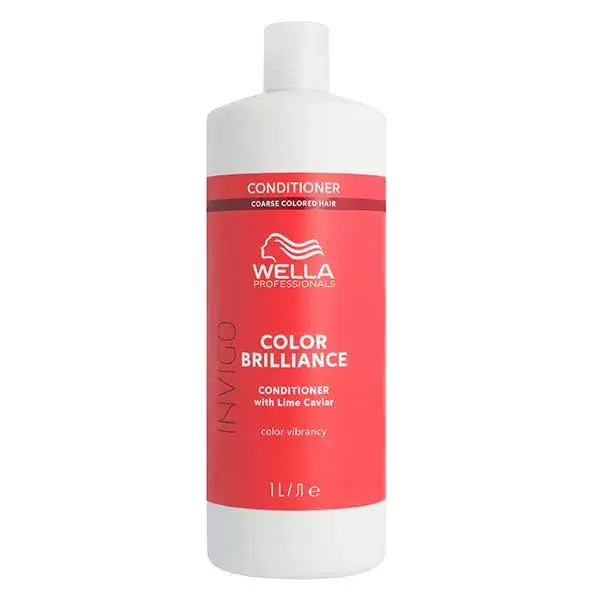 Wella Professionals Invigo Color Brilliance Après-shampoing pour cheveux épais et colorés 1L