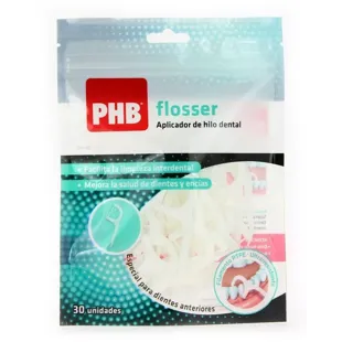 PHB Flosser PTFE Einweg-Zahnseide-Applikator 30 Einheiten