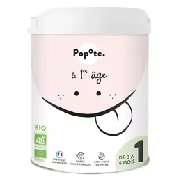 Popote Lait 1er Âge Bio 800g