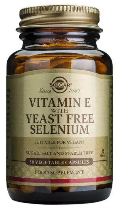 Solgar Vitamin E mit Selen hefefrei 50 c
