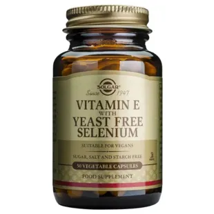 Solgar vitamin E with Selenium yeast 50 c