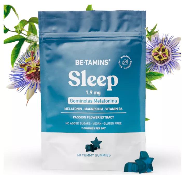 Betamins+ Sleep 60 Gummies végétaliennes