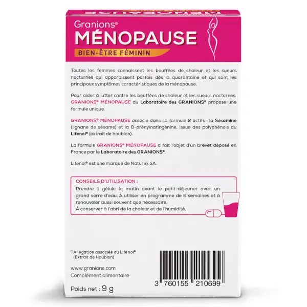 Granions menopausia Menogyn 28 cpsulas