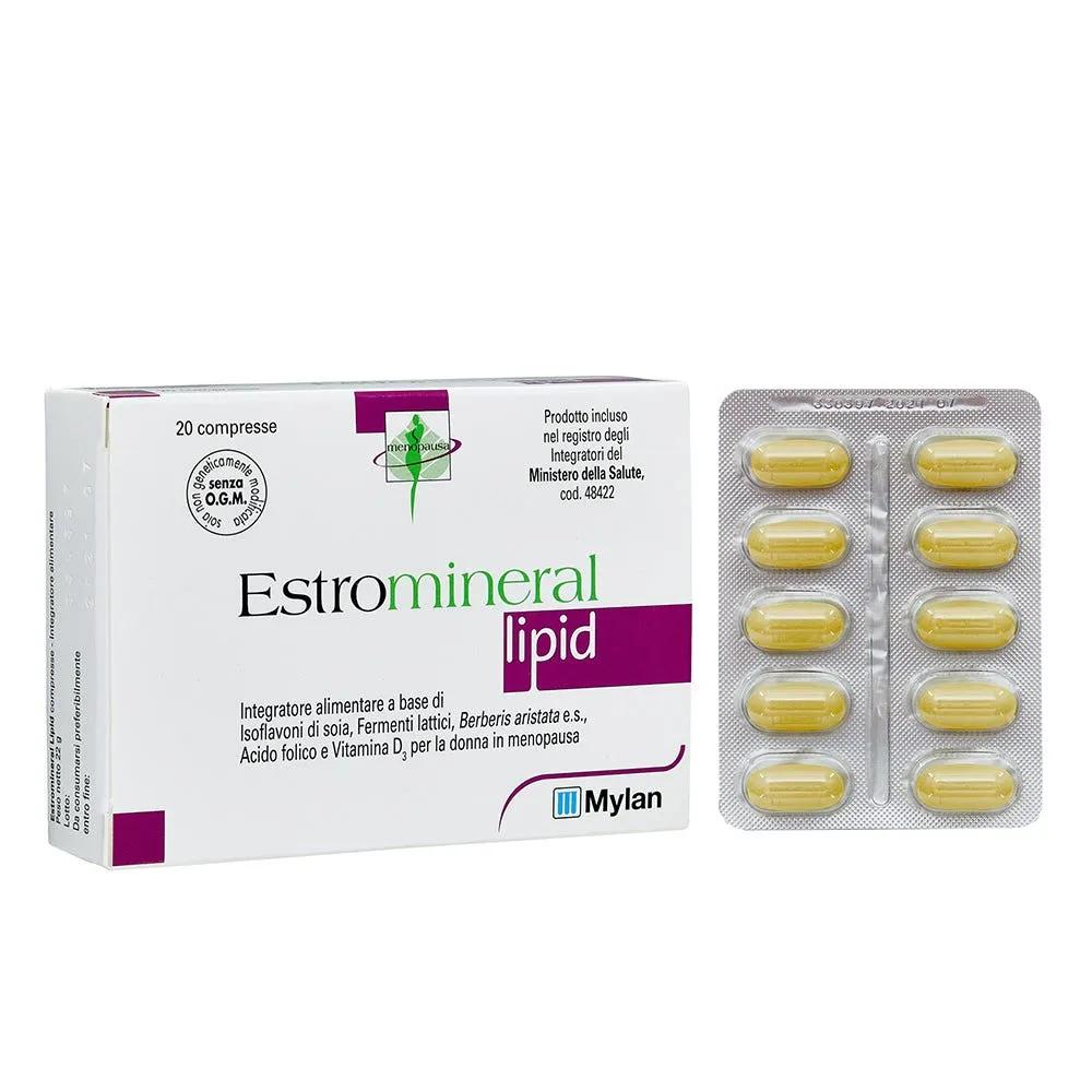 Estromineral Lipid Integratore Menopausa 20 Compresse