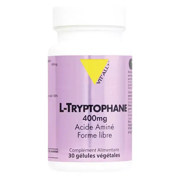 Vit'all+ L-Tryptophane 400mg 30 gélules végétales