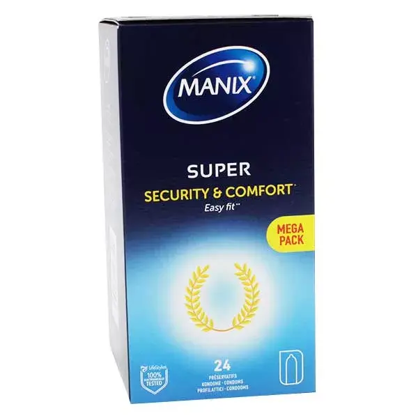 Manix Super Sécurité et Confort 24 préservatifs