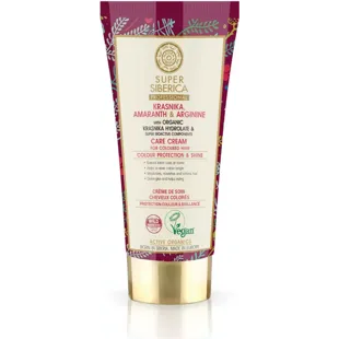 Natura Siberica Blaubeer- und Arginin-Haarcreme für gefärbtes Haar 50 ml