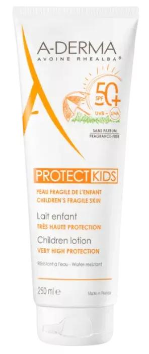 A-derma Protect Leite Crianças SPF50+ 250ml