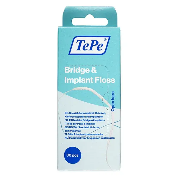 TePe Bridge & Implant Floss 30 units