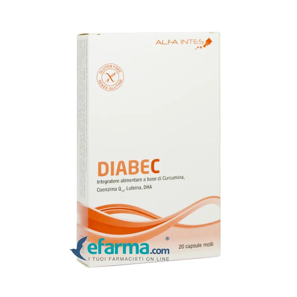 Diabec  Integratore Antiossidante 20 Capsule Molli