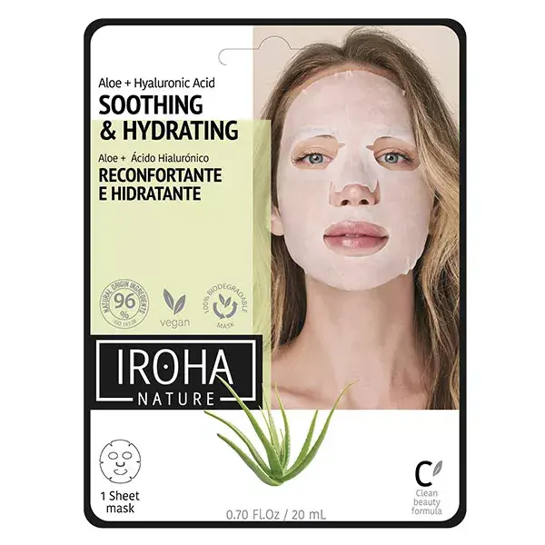 Iroha Nature Masque Visage Tissu Hydratant