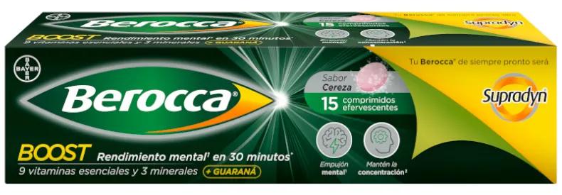 Berocca Boost 15 comprimés effervescents