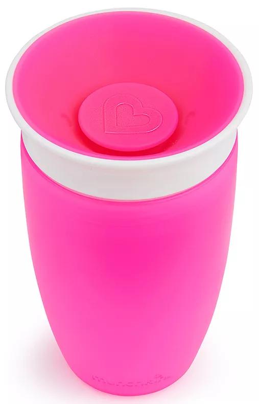 Munchkin Miracle Vaso Antigoteo 360º Rosa 295 ml