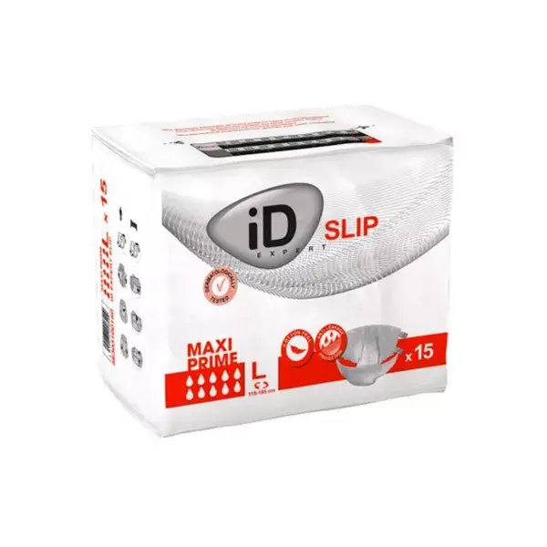 iD Slip Incontinence Change Complet Expert Maxi Taille L 15 protections