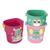 dBb Remond 3 Mini Secchiello da Bagno Lampone Verde Rosa