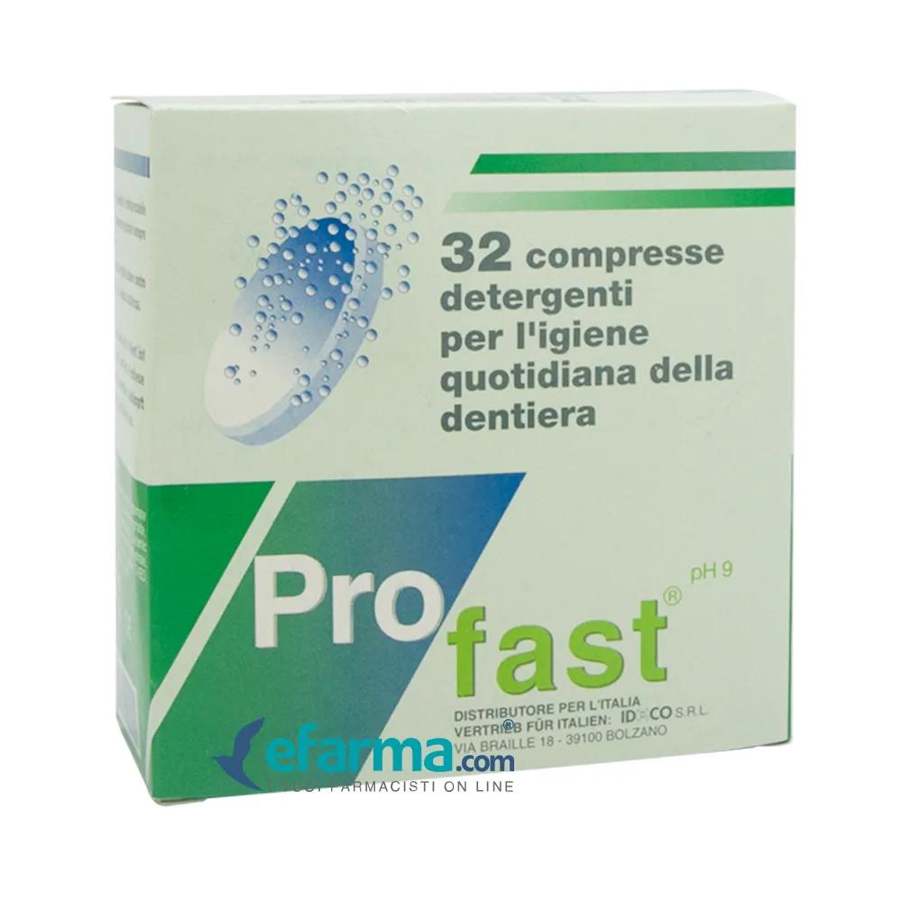 Profast pH 10 Detergente Per La Pulizia Delle Protesi 32 Compresse