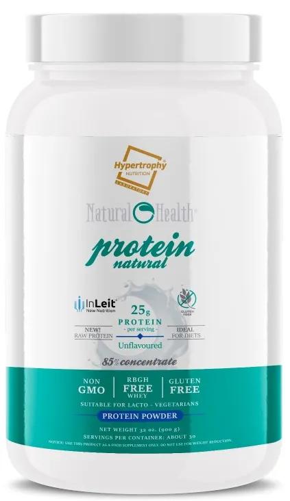 Hypertrophy Nutrition Natürliches, geschmacksneutrales Protein 900 gr