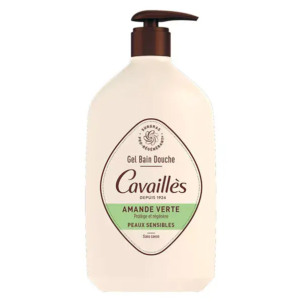 Rogé Cavaillès Green Almond Surgras Bath Shower Gel 1L