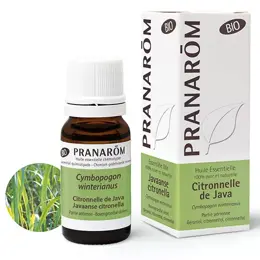 Pranarom Huile Essentielle Bio Citronnelle de Java 10ml