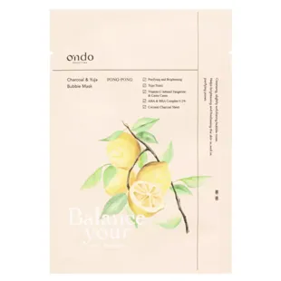 Ondo Beauty 36.5 Charcoal & Yuja Bubble Mask 1 pc